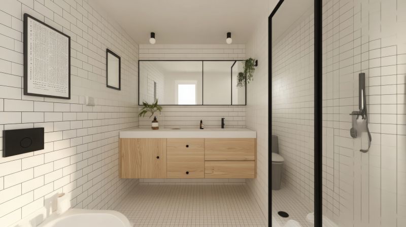 Floating Vanity and Minimalist Fixtures